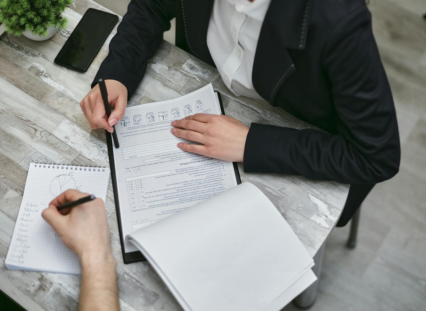 Business documentation and evidence review